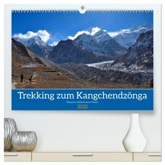 Trekking zum Kangchendzönga (hochwertiger Premium Wandkalender 2025 DIN A2 quer), Kunstdruck in Hochglanz - Calvendo;Hennighaußen, Andreas