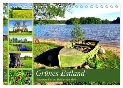 Grünes Estland - Naturparadies am Baltischen Meer (Tischkalender 2025 DIN A5 quer), CALVENDO Monatskalender