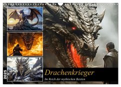 Drachenkrieger (Wandkalender 2025 DIN A3 quer), CALVENDO Monatskalender