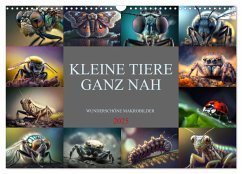 Kleine Tiere ganz nah (Wandkalender 2025 DIN A3 quer), CALVENDO Monatskalender