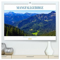 Mangfallgebirge (hochwertiger Premium Wandkalender 2025 DIN A2 quer), Kunstdruck in Hochglanz