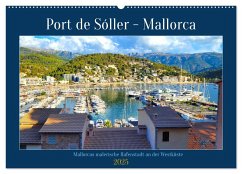 Port de Sóller - Mallorca (Wandkalender 2025 DIN A2 quer), CALVENDO Monatskalender - Calvendo;Marlena Büchler, Piera