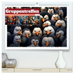 Gruppentreffen (hochwertiger Premium Wandkalender 2025 DIN A2 quer), Kunstdruck in Hochglanz