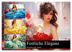 Festliche Eleganz. Bezaubernde Anmut (Wandkalender 2025 DIN A3 quer), CALVENDO Monatskalender - Calvendo;Hurley, Rose