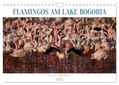 Flamingos am Lake Bogoria - Kenia (Wandkalender 2025 DIN A4 quer), CALVENDO Monatskalender