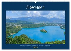 Slowenien - Eine visuelle Reise durch das Land der Kontraste (Wandkalender 2025 DIN A2 quer), CALVENDO Monatskalender