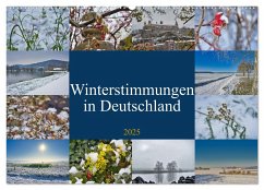 Winterstimmungen in Deutschland (Wandkalender 2025 DIN A2 quer), CALVENDO Monatskalender