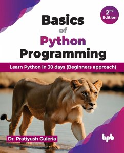 Basics of Python Programming - Guleria, Pratiyush