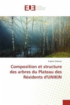 Composition et structure des arbres du Plateau des Résidents d'UNIKIN - Ziakwau, Eugène