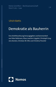 Demokratie als Bauherrin (eBook, PDF) - Battis, Ulrich
