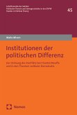 Institutionen der politischen Differenz (eBook, PDF)