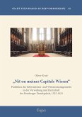 "Nit on meines Capitels Wissen" (eBook, PDF)