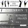 Aufsätze 1914-1925 - Teil 3... - Bild 1