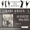 Aufsätze 1914-1925 - Teil 8... - Bild 1