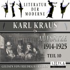 Aufsätze 1914-1925 - Teil 10 (MP3-Download)