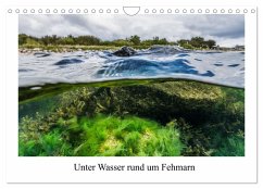 Unter Wasser rund um Fehmarn (Wandkalender 2025 DIN A4 quer), CALVENDO Monatskalender