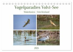 Vogelparadies Volvi-See (Tischkalender 2025 DIN A5 quer), CALVENDO Monatskalender