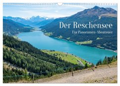 Der Reschensee - ein Panormanen-Abenteuer (Wandkalender 2025 DIN A3 quer), CALVENDO Monatskalender