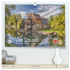 Die Lausitz - Landmarken der Nieder- und Oberlausitz (hochwertiger Premium Wandkalender 2025 DIN A2 quer), Kunstdruck in Hochglanz - Calvendo;Winzer, Martin