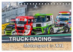 TRUCK RACING - Motorsport in XXL (Tischkalender 2025 DIN A5 quer), CALVENDO Monatskalender