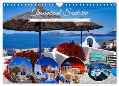 Trauminsel Santorin (Wandkalender 2025 DIN A4 quer), CALVENDO Monatskalender