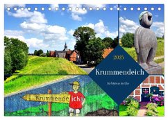 Krummendeich - Dorfidylle an der Elbe (Tischkalender 2025 DIN A5 quer), CALVENDO Monatskalender - Calvendo;Löwis of Menar, Henning von