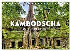 Kambodscha - Das Land der Tempel. (Tischkalender 2025 DIN A5 quer), CALVENDO Monatskalender - Calvendo;SF