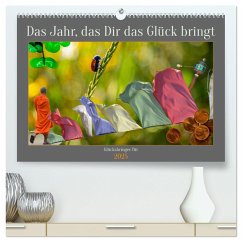 Das Jahr, das Dir das Glück bringt (hochwertiger Premium Wandkalender 2025 DIN A2 quer), Kunstdruck in Hochglanz