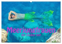 Meerjungfrauen - der Zauber lebt (Wandkalender 2025 DIN A2 quer), CALVENDO Monatskalender - Calvendo;Brunner-Klaus, Liselotte