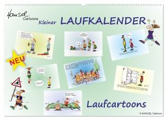 HANSELs kleiner Laufkalender (Wandkalender 2025 DIN A2 quer), CALVENDO Monatskalender