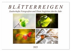 Blätterreigen (Wandkalender 2025 DIN A2 quer), CALVENDO Monatskalender - Calvendo;Löwer, Sabine