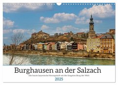 Burghausen an der Salzach (Wandkalender 2025 DIN A3 quer), CALVENDO Monatskalender