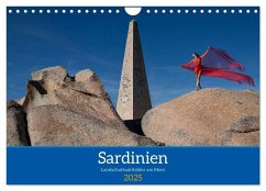 Sardinien - Landschaftsaktbilder am Meer (Wandkalender 2025 DIN A4 quer), CALVENDO Monatskalender