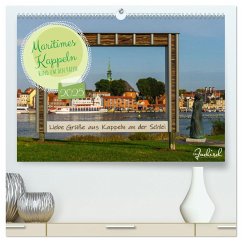 Maritimes Kappeln - Rund um den Hafen (hochwertiger Premium Wandkalender 2025 DIN A2 quer), Kunstdruck in Hochglanz