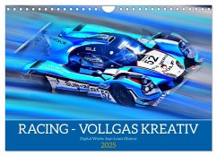 Racing - Vollgas kreativ (Wandkalender 2025 DIN A4 quer), CALVENDO Monatskalender