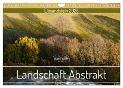 Landschaft Abstrakt - Elbsandstein (Wandkalender 2025 DIN A4 quer), CALVENDO Monatskalender