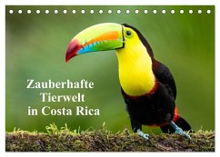 Zauberhaft Tierwelt in Costa Rica (Tischkalender 2025 DIN A5 quer), CALVENDO Monatskalender