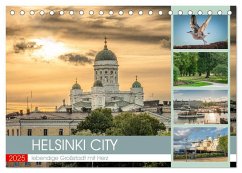 HELSINKI CITY (Tischkalender 2025 DIN A5 quer), CALVENDO Monatskalender