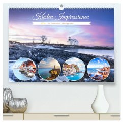 Küsten Impressionen (hochwertiger Premium Wandkalender 2025 DIN A2 quer), Kunstdruck in Hochglanz