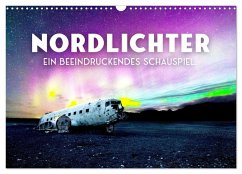 Nordlichter - ein beeindruckendes Schauspiel. (Wandkalender 2025 DIN A3 quer), CALVENDO Monatskalender - Calvendo;SF