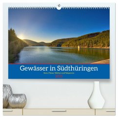 Gewässer in Südthüringen (hochwertiger Premium Wandkalender 2025 DIN A2 quer), Kunstdruck in Hochglanz - Calvendo;Irmer, Torsten