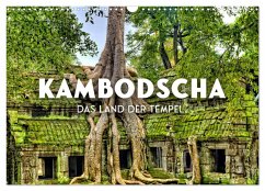 Kambodscha - Das Land der Tempel. (Wandkalender 2025 DIN A3 quer), CALVENDO Monatskalender - Calvendo;SF