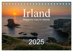 Irland - Magische Insel im Atlantik 2025 (Tischkalender 2025 DIN A5 quer), CALVENDO Monatskalender
