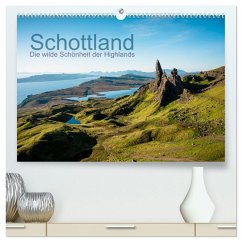 Schottland - Die wilde Schönheit der Highlands (hochwertiger Premium Wandkalender 2025 DIN A2 quer), Kunstdruck in Hochglanz