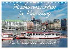 Alsteransichten in Hamburg (Wandkalender 2025 DIN A3 quer), CALVENDO Monatskalender