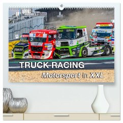 TRUCK RACING - Motorsport in XXL (hochwertiger Premium Wandkalender 2025 DIN A2 quer), Kunstdruck in Hochglanz