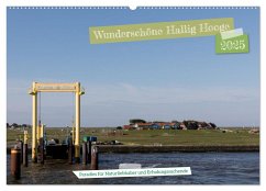 Wunderschöne Hallig Hooge (Wandkalender 2025 DIN A2 quer), CALVENDO Monatskalender - Calvendo;Dobrindt, Jeanette