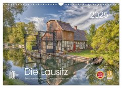 Die Lausitz - Landmarken der Nieder- und Oberlausitz (Wandkalender 2025 DIN A3 quer), CALVENDO Monatskalender - Calvendo;Winzer, Martin