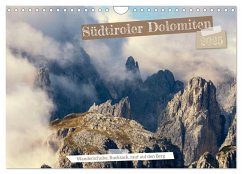 Südtiroler Dolomiten (Wandkalender 2025 DIN A4 quer), CALVENDO Monatskalender