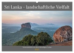 Sri Lanka - landschaftliche Vielfalt (Wandkalender 2025 DIN A2 quer), CALVENDO Monatskalender